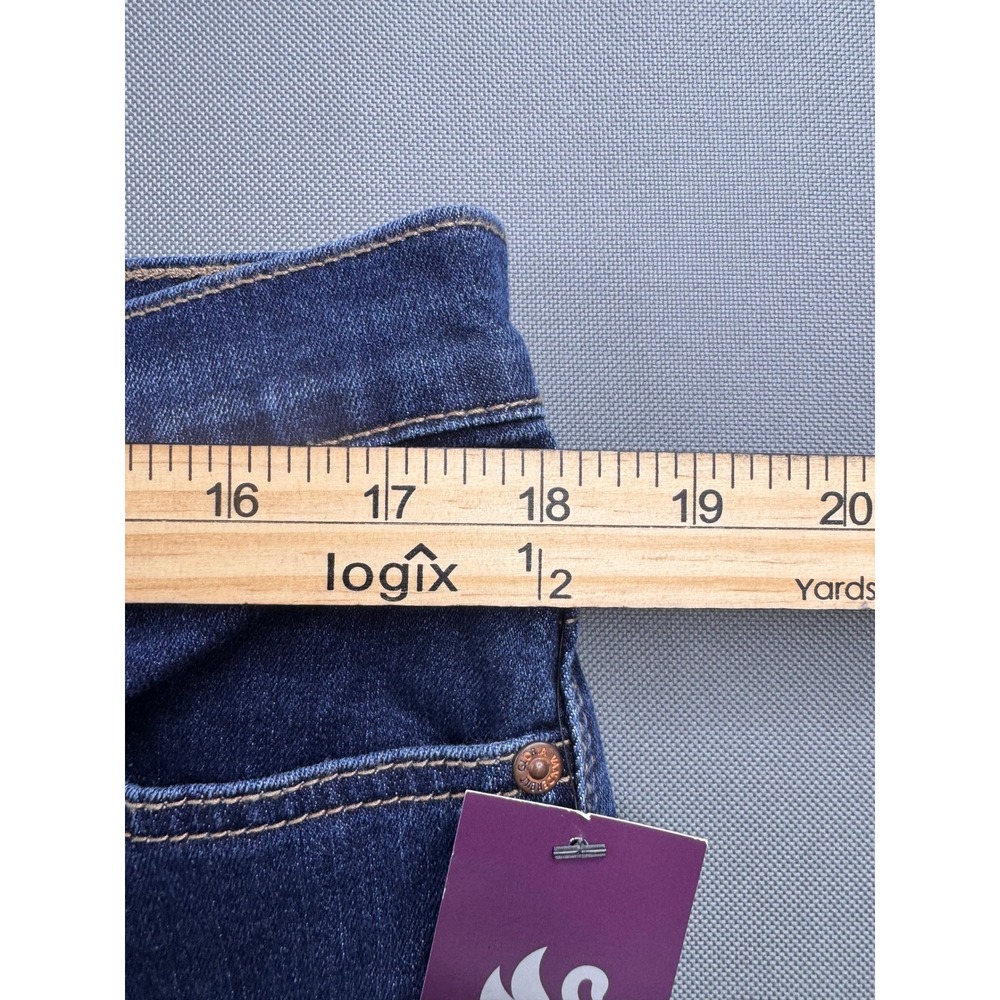 Gloria Vanderbilt Amanda Tapered‎ Leg Classic Rise Dark Wash Jeans Womens 16 NEW - Picture 8 of 13